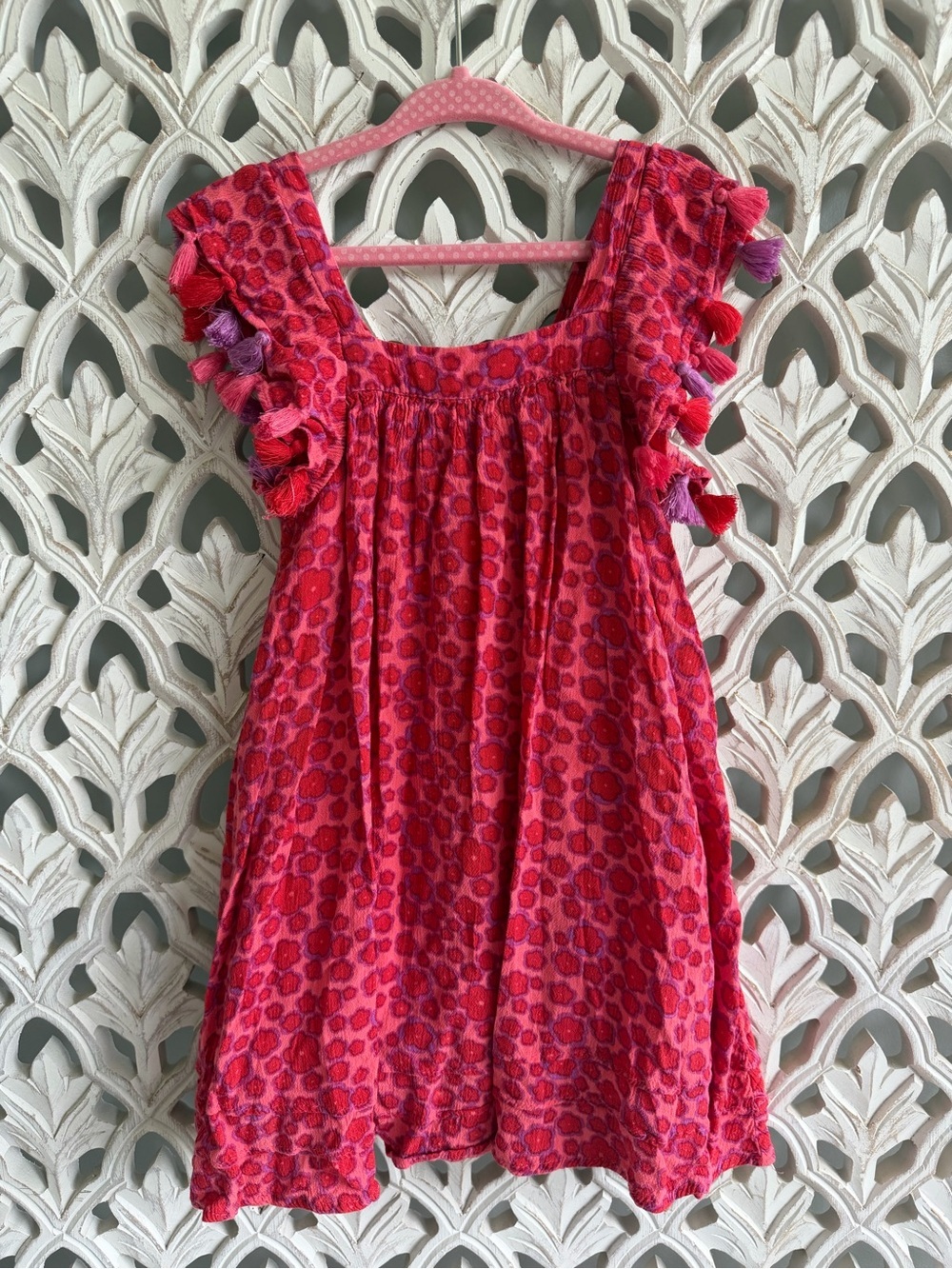 French Connection Tassel Flutter Dress, 3T